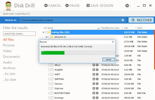 data recovery software