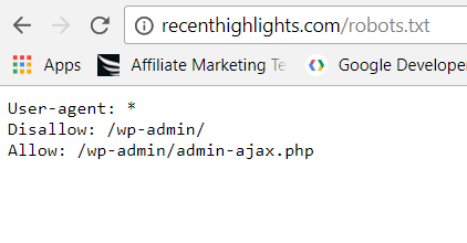 Submitted URL Blocked By Robots.txt